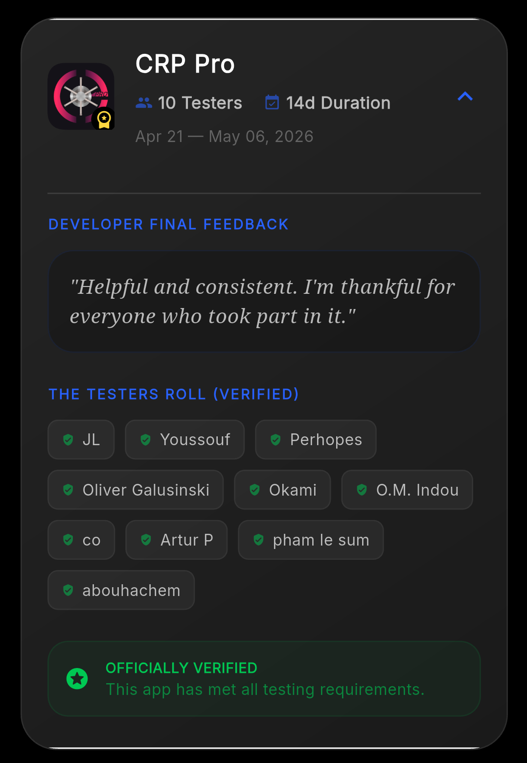 Developer Workspace